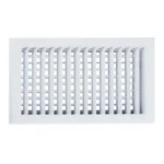aluminium powder coated grills size: 12" x 24"